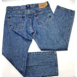 2009 Levi's 501 XX Quality Size 36x30 Medium Wash Straight Leg Mid Rise Jeans